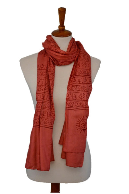 OM Yoga Meditation Mantra Prayer Shawl - Large - Drakoi Marketplace