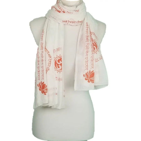 OMSutra Gayatri Mantra Prayer Shawl - Drakoi Marketplace