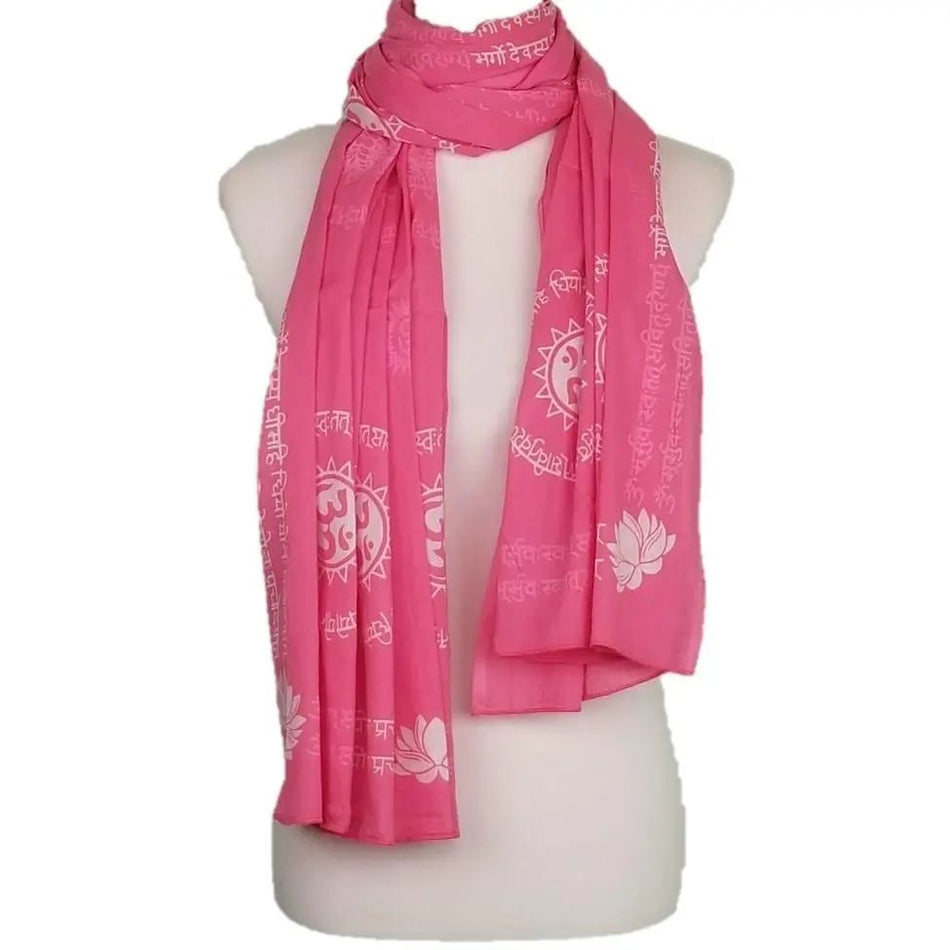 OMSutra Gayatri Mantra Prayer Shawl - Drakoi Marketplace