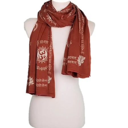 OMSutra Gayatri Mantra Prayer Shawl - Drakoi Marketplace