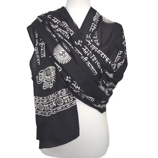 OMSutra Karma Mantra Yoga Prayer Shawl - Drakoi Marketplace