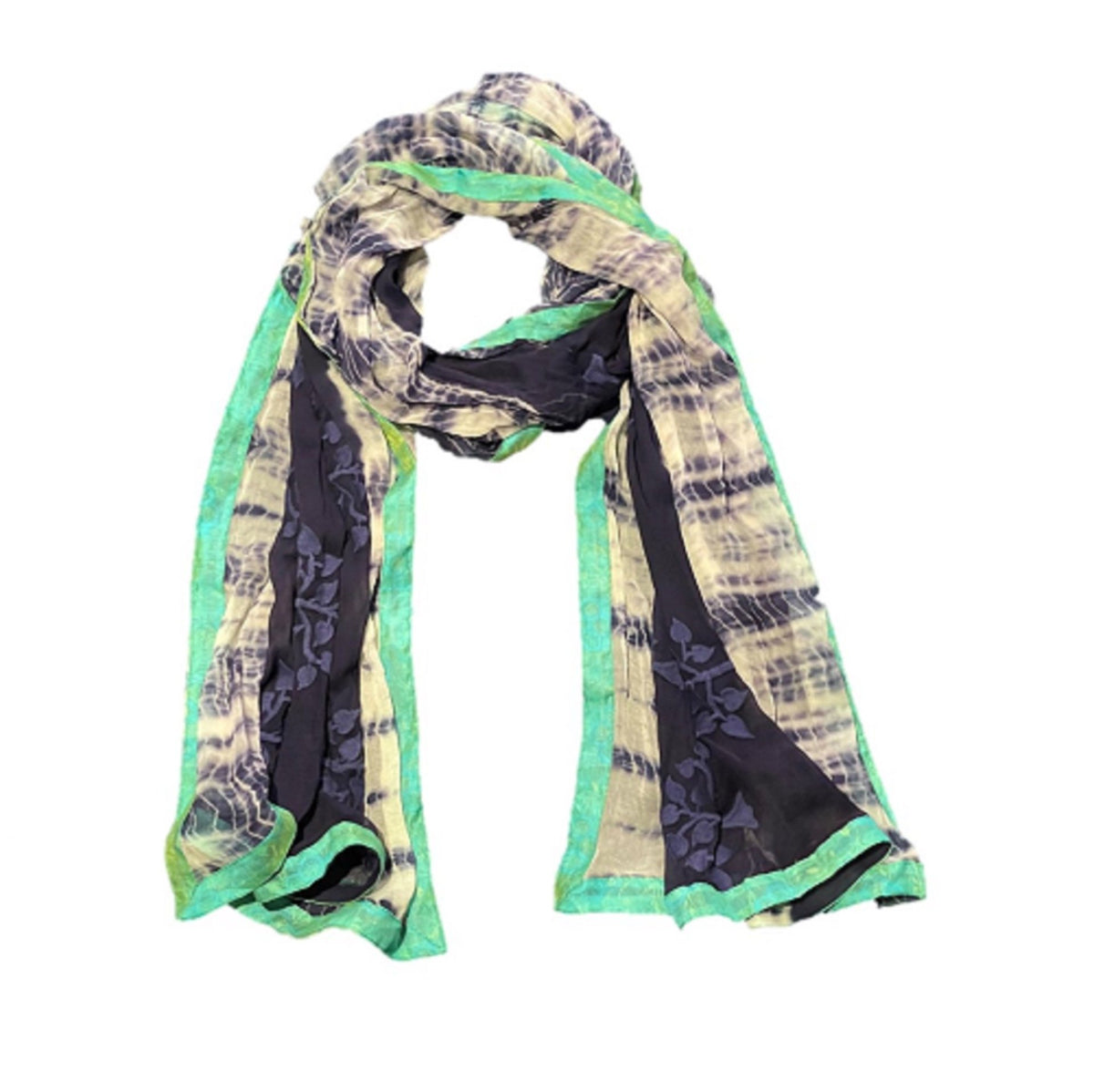 One of a Kind Pure Silk Chiffon Scarves - Limited edition - Drakoi Marketplace