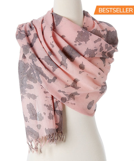 Organic Tie Dye Scarf - Awaken - Drakoi Marketplace