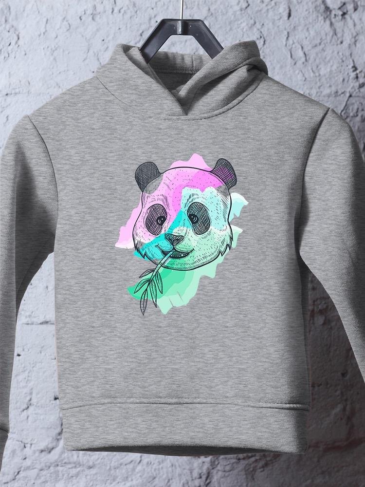 Panda Eating Bamboo Hoodie -Image by Shutterstock - Drakoi Marketplace