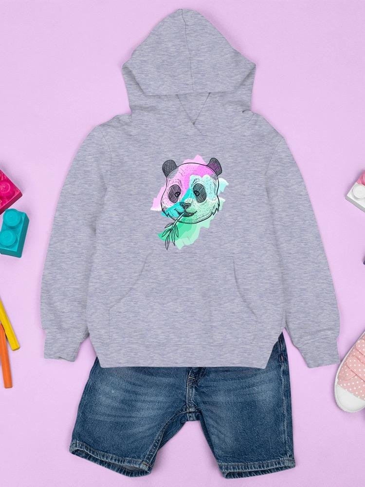 Panda Eating Bamboo Hoodie -Image by Shutterstock - Drakoi Marketplace