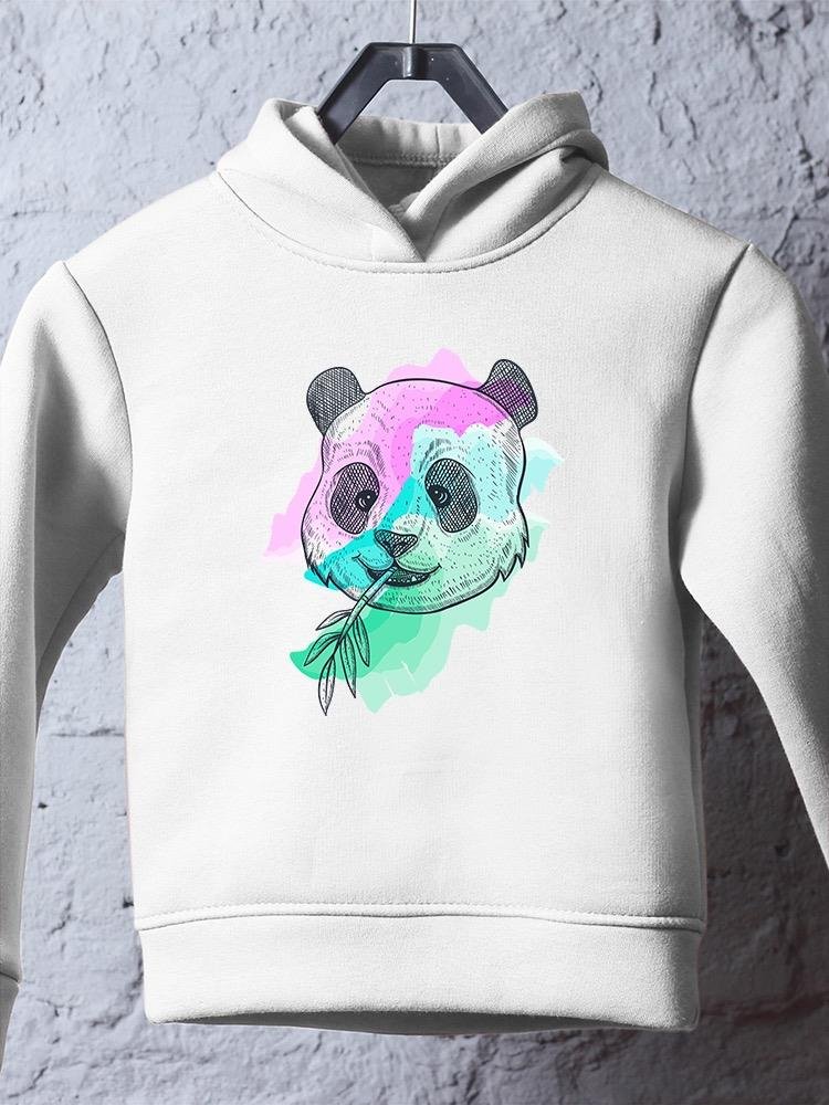 Panda Eating Bamboo Hoodie -Image by Shutterstock - Drakoi Marketplace