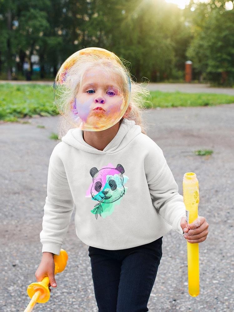 Panda Eating Bamboo Hoodie -Image by Shutterstock - Drakoi Marketplace