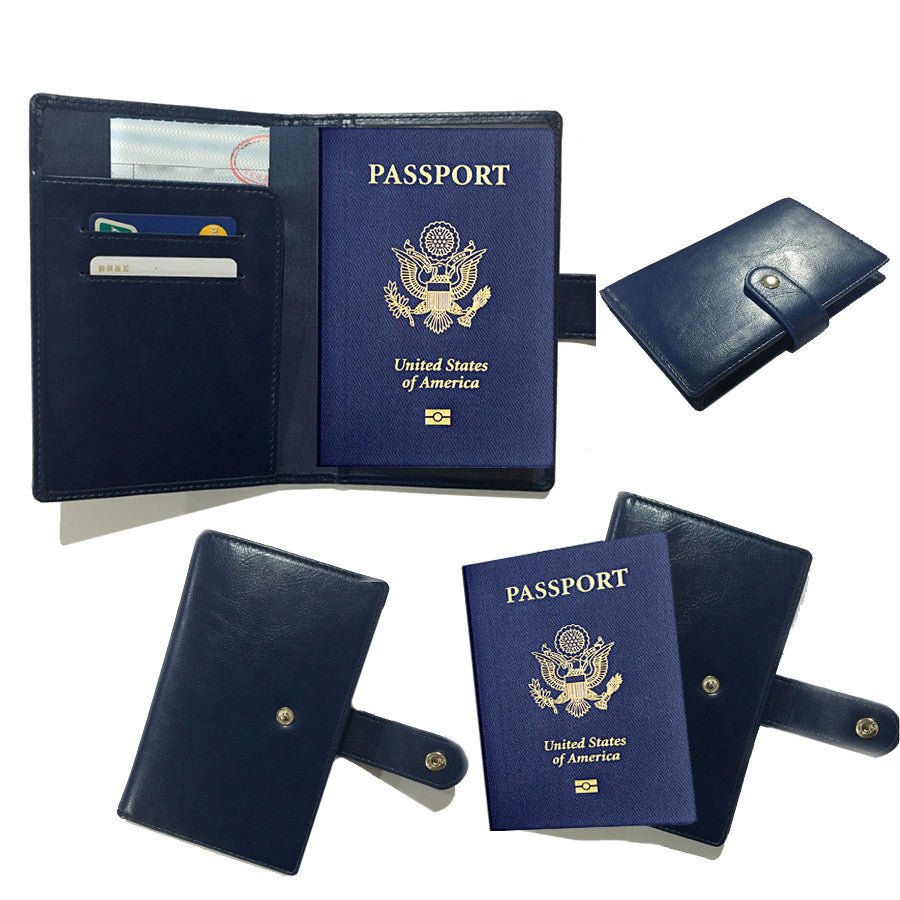 Passport Wallet with RFID Safe Lock - Drakoi Marketplace