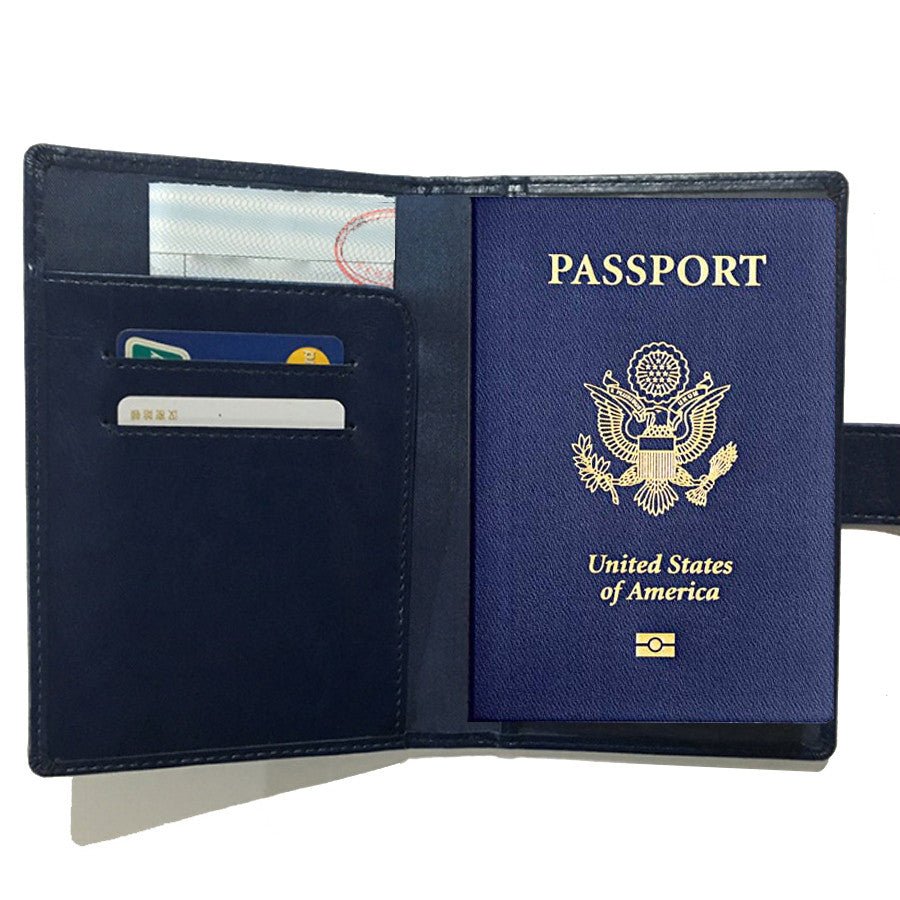 Passport Wallet with RFID Safe Lock - Drakoi Marketplace