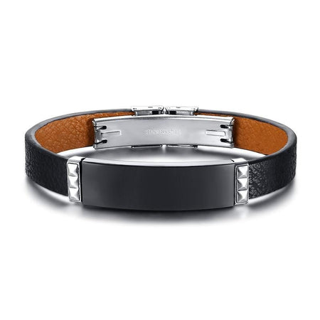 Personalize Leather Bracelet for Men - Drakoi Marketplace