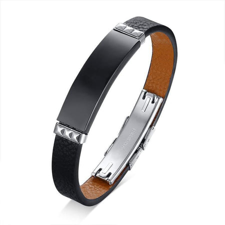 Personalize Leather Bracelet for Men - Drakoi Marketplace