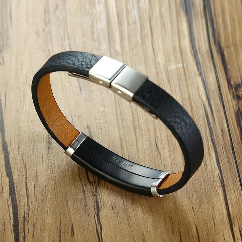 Personalize Leather Bracelet for Men - Drakoi Marketplace