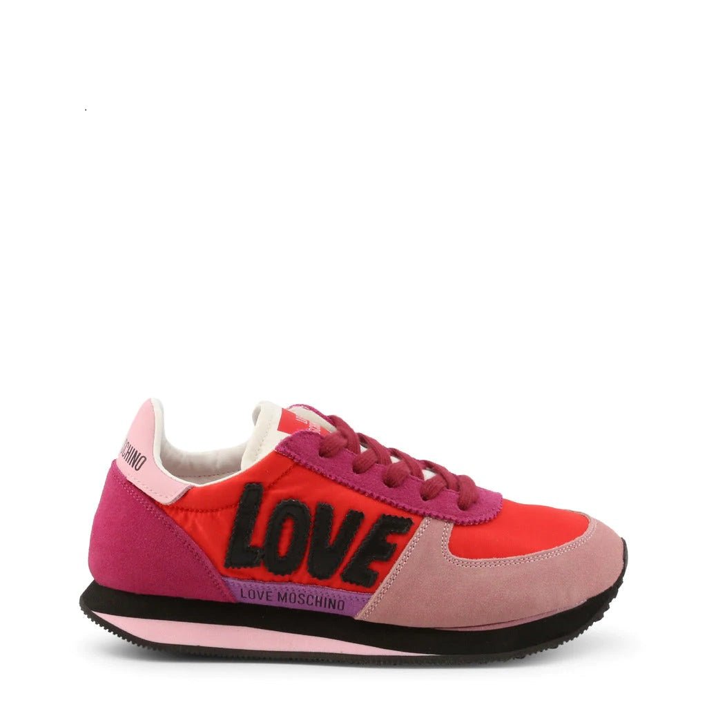 Pink Red Suede Sneakers - Drakoi Marketplace