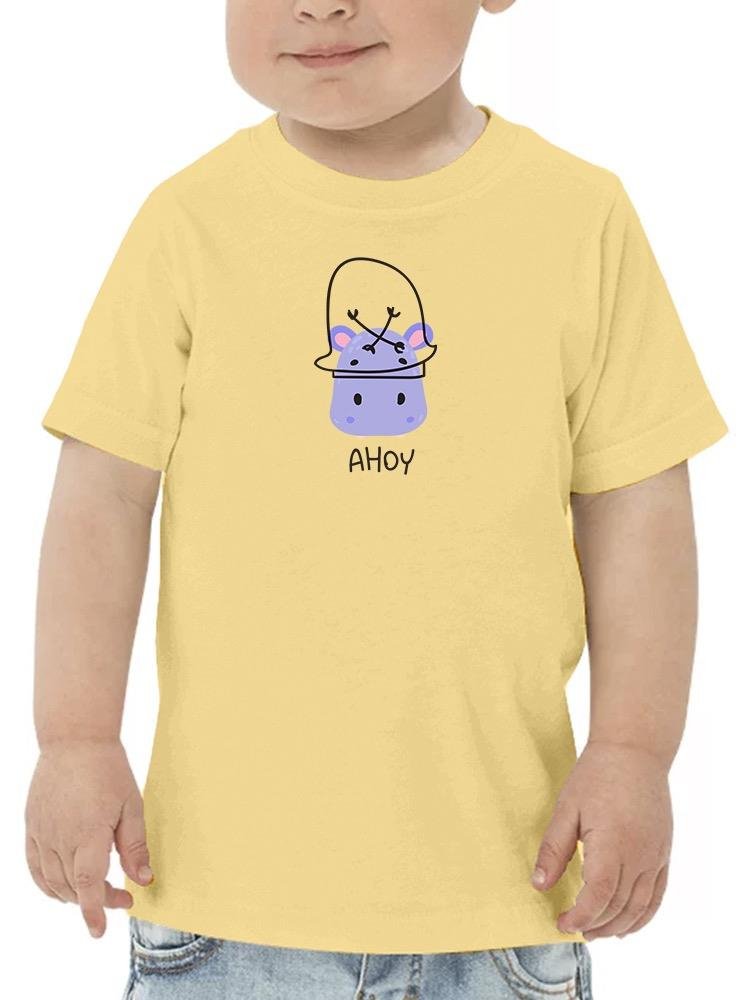 Pirate Hippo T-shirt -Image by Shutterstock - Drakoi Marketplace