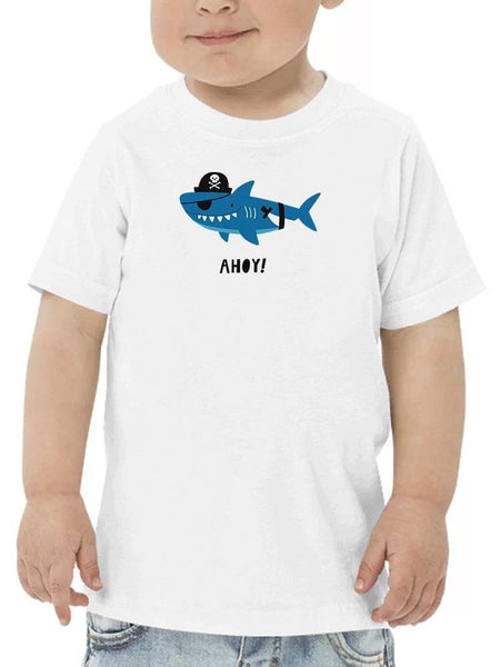 Pirate Shark, Ahoy! T-shirt -Image by Shutterstock - Drakoi Marketplace