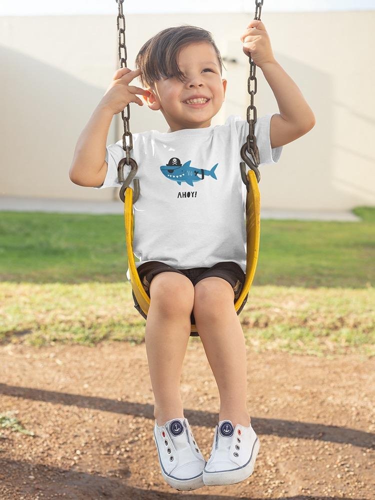 Pirate Shark, Ahoy! T-shirt -Image by Shutterstock - Drakoi Marketplace