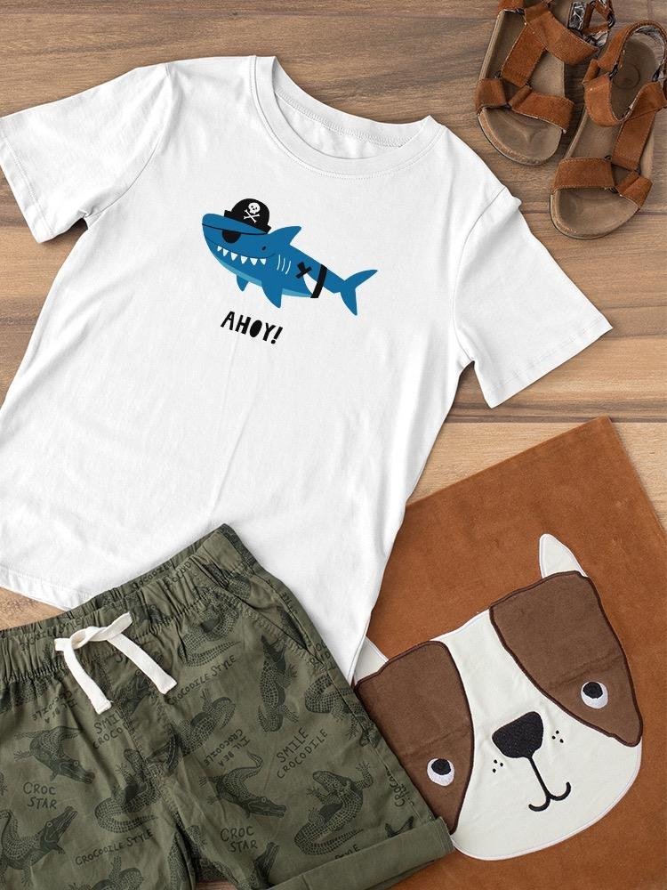 Pirate Shark, Ahoy! T-shirt -Image by Shutterstock - Drakoi Marketplace