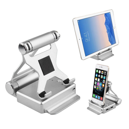 Podium Style Stand With Extended Battery Up To 200% For iPad, iPhone And Other Smart Gadgets - Drakoi Marketplace