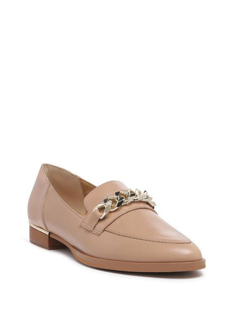 Pola Leather Horsebit Loafers - Drakoi Marketplace