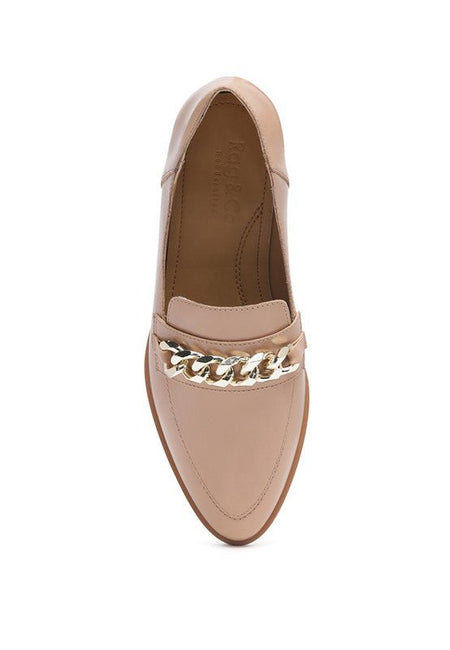 Pola Leather Horsebit Loafers - Drakoi Marketplace