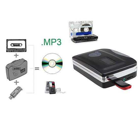 Portable Cassette To MP3 Converter No Computer Needed - Drakoi Marketplace