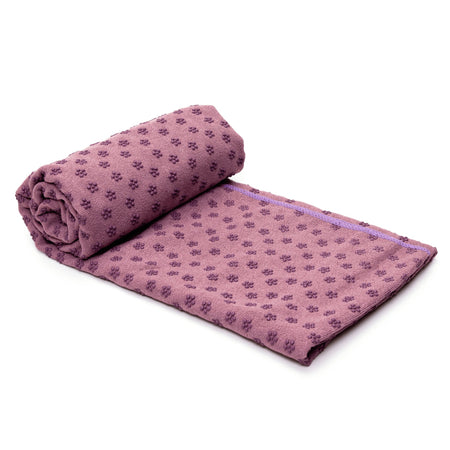 Premium Absorption Hot Yoga Mat Towel with Slip-Resistant Grip Dots - Drakoi Marketplace