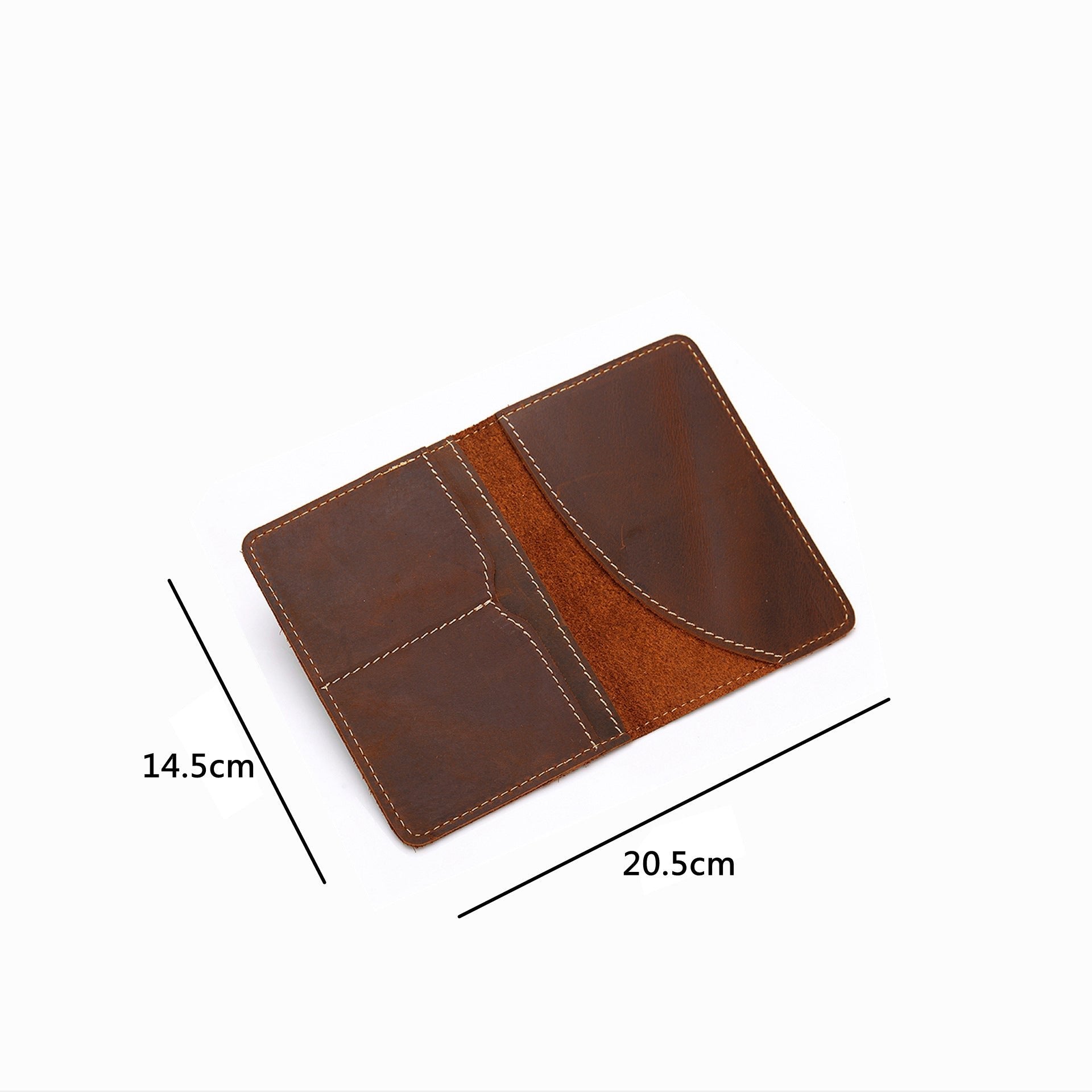 Priam Handmade Leather Passport Cover - Drakoi Marketplace