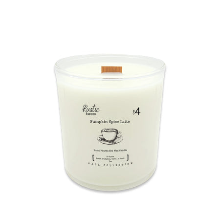 Pumpkin Spice Latte | 10 Ounce Candle | Rustic Ember - Drakoi Marketplace