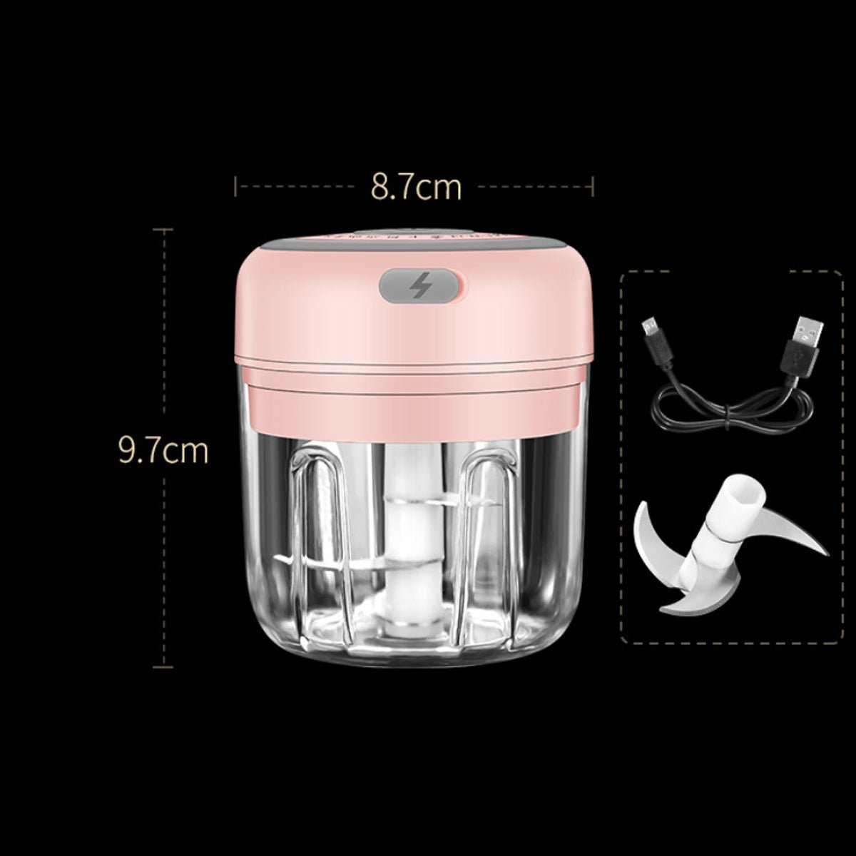 Quick Chop Powered Herbs,Veggie Chopper And Salsa Maker - Drakoi Marketplace