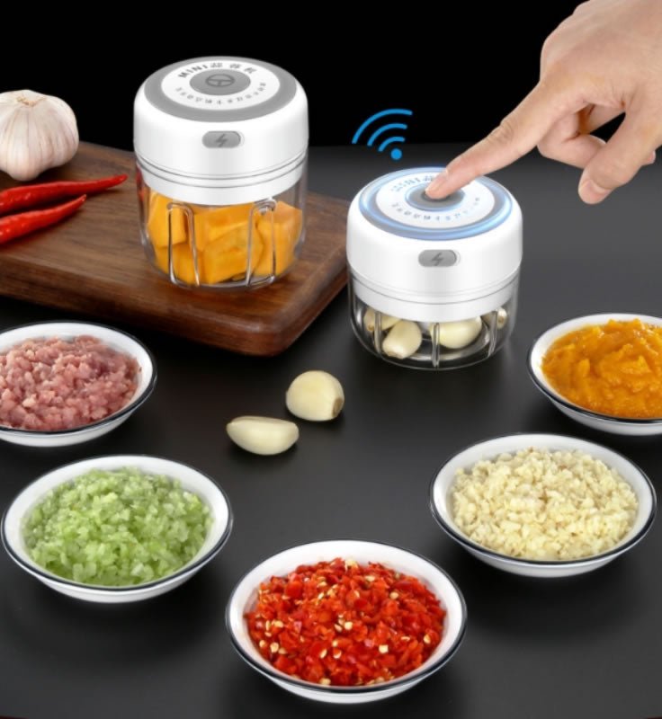 Quick Chop Powered Herbs,Veggie Chopper And Salsa Maker - Drakoi Marketplace