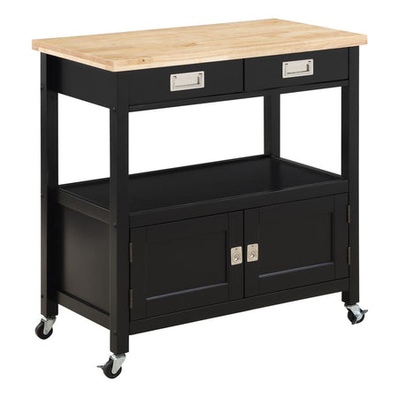 Radford Kitchen Cart Black - Drakoi Marketplace