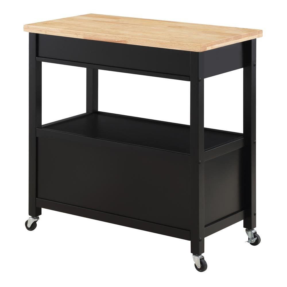 Radford Kitchen Cart Black - Drakoi Marketplace