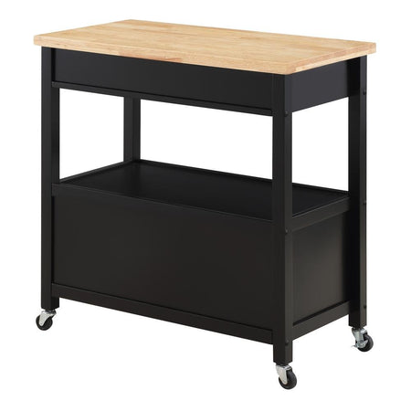 Radford Kitchen Cart Black - Drakoi Marketplace