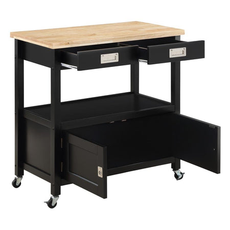 Radford Kitchen Cart Black - Drakoi Marketplace