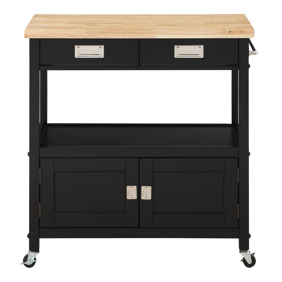 Radford Kitchen Cart Black - Drakoi Marketplace