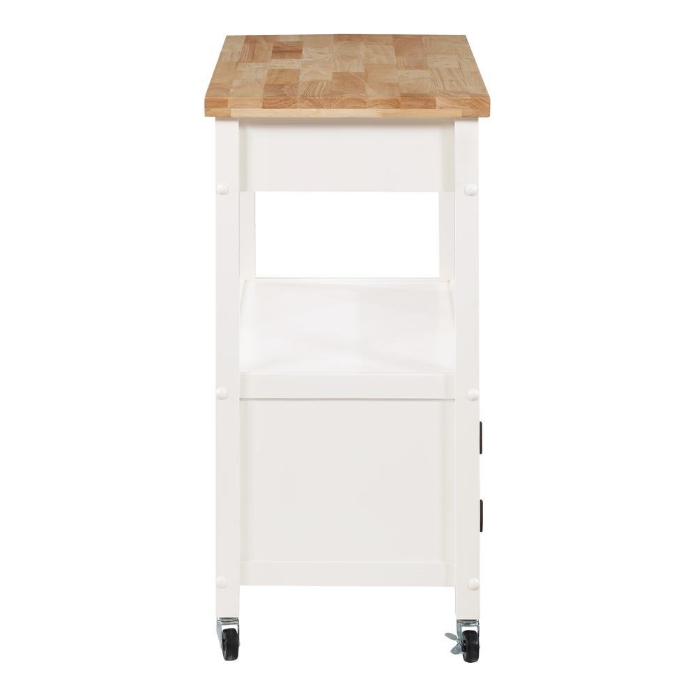 Radford Kitchen Cart White - Drakoi Marketplace