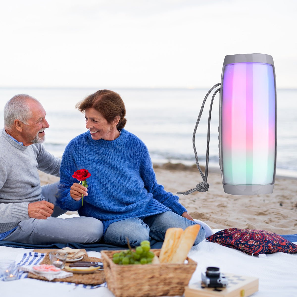 Rainbow LED Bluetooth Speakers In Vibrant Colors - Drakoi Marketplace