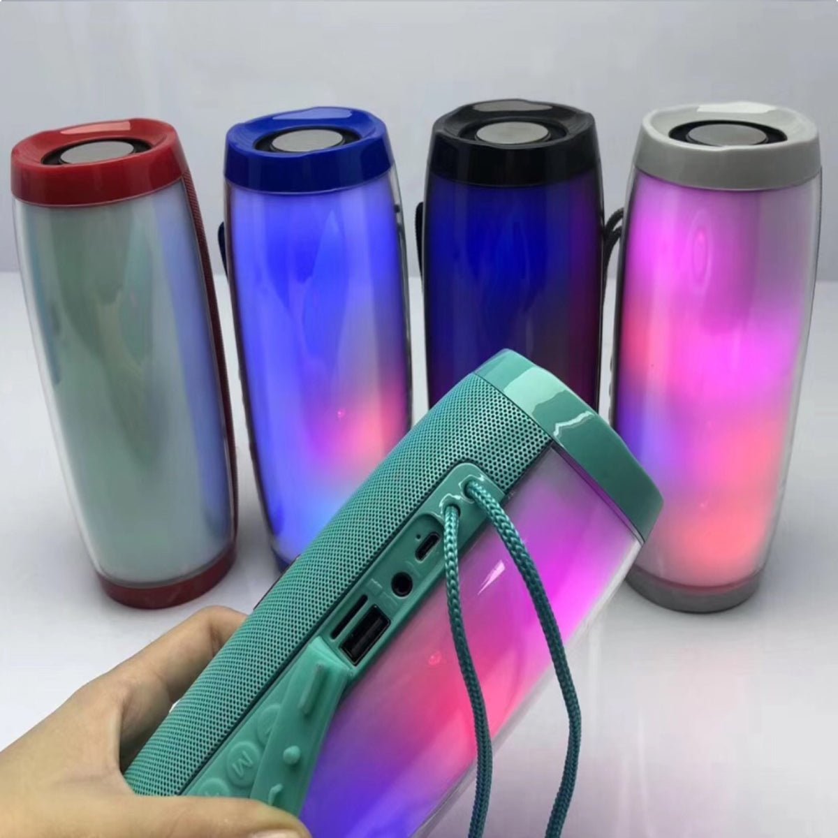 Rainbow LED Bluetooth Speakers In Vibrant Colors - Drakoi Marketplace