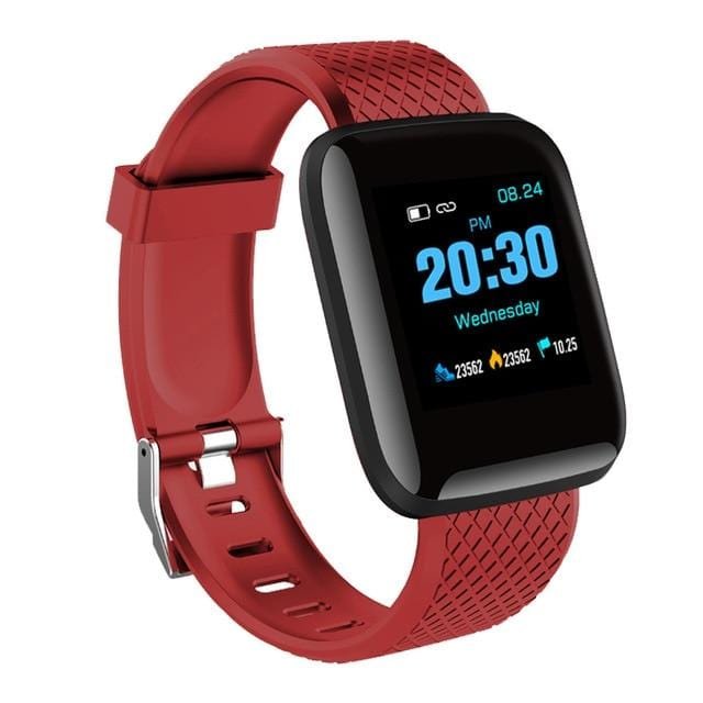 Red Smart Watch for Men & Women - Drakoi Marketplace