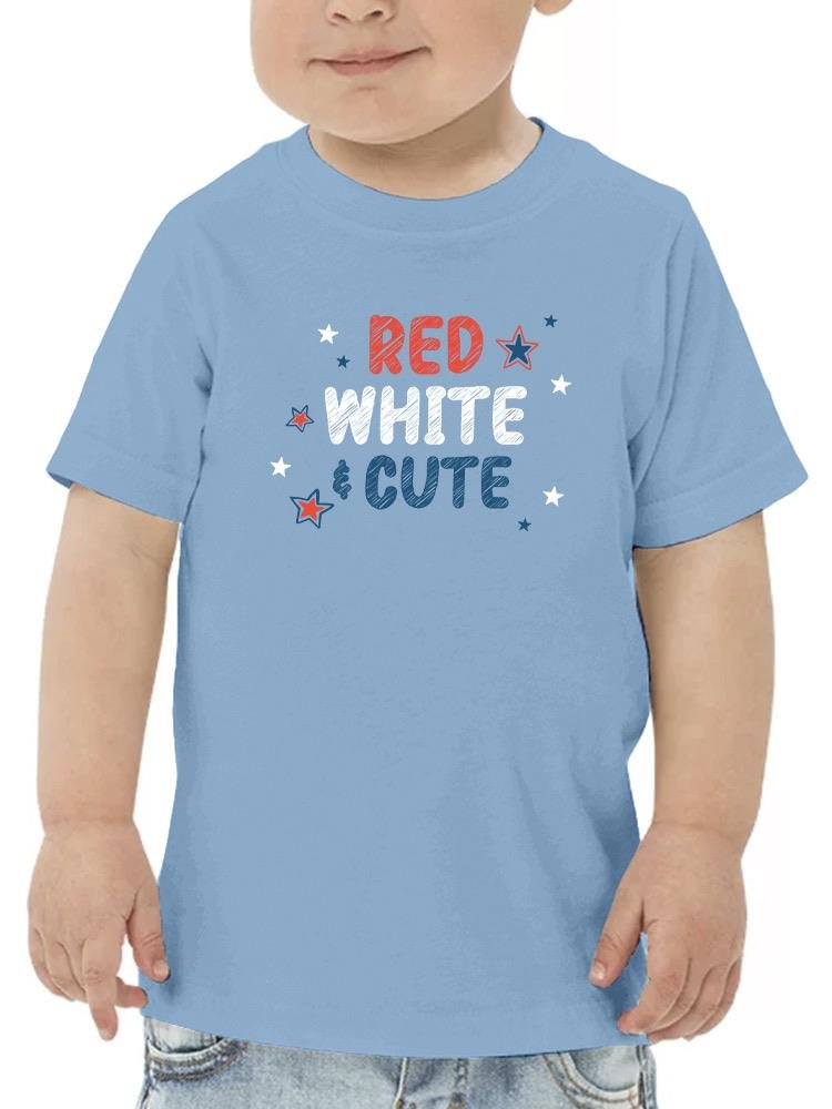 Red White And Cute Art T-shirt -SmartPrintsInk Designs - Drakoi Marketplace