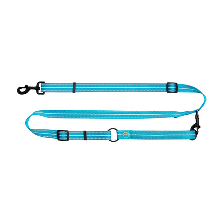 Reflective Leash - EEZY-6 - Neon Blue - Drakoi Marketplace