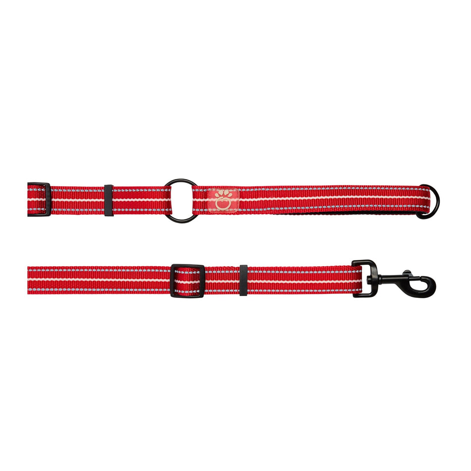 Reflective Leash - EEZY-6 - Red - Drakoi Marketplace