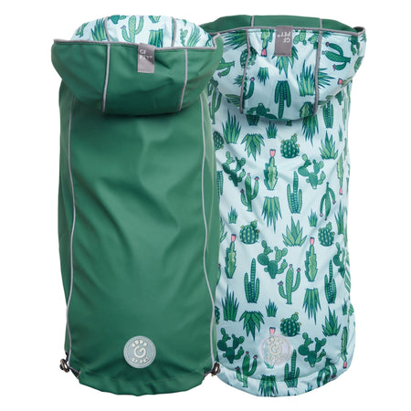 Reversible Elasto-Fit Raincoat - Green/Green - Drakoi Marketplace