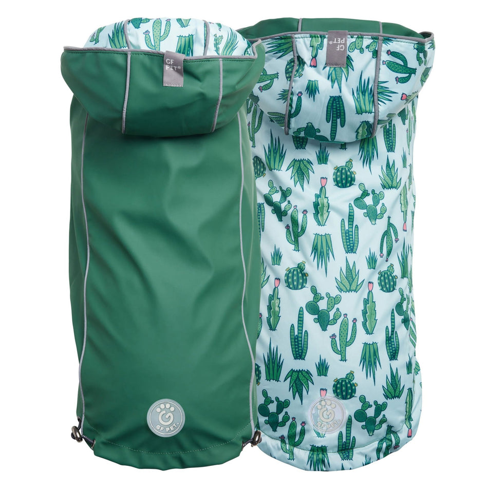 Reversible Elasto-Fit Raincoat - Green/Green - Drakoi Marketplace