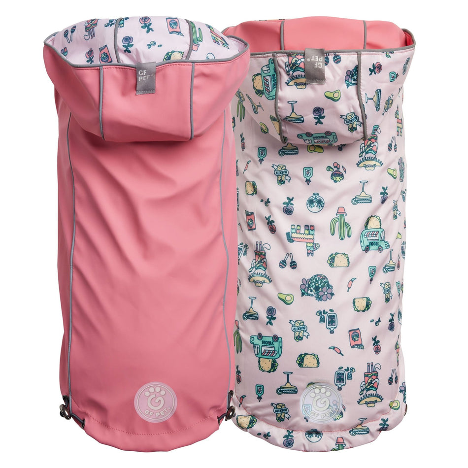 Reversible Elasto-Fit Raincoat - Pink/Pink - Drakoi Marketplace