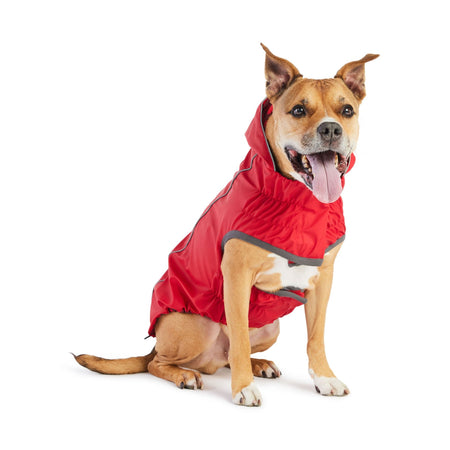 Reversible Elasto-Fit Raincoat - Red/Red - Drakoi Marketplace