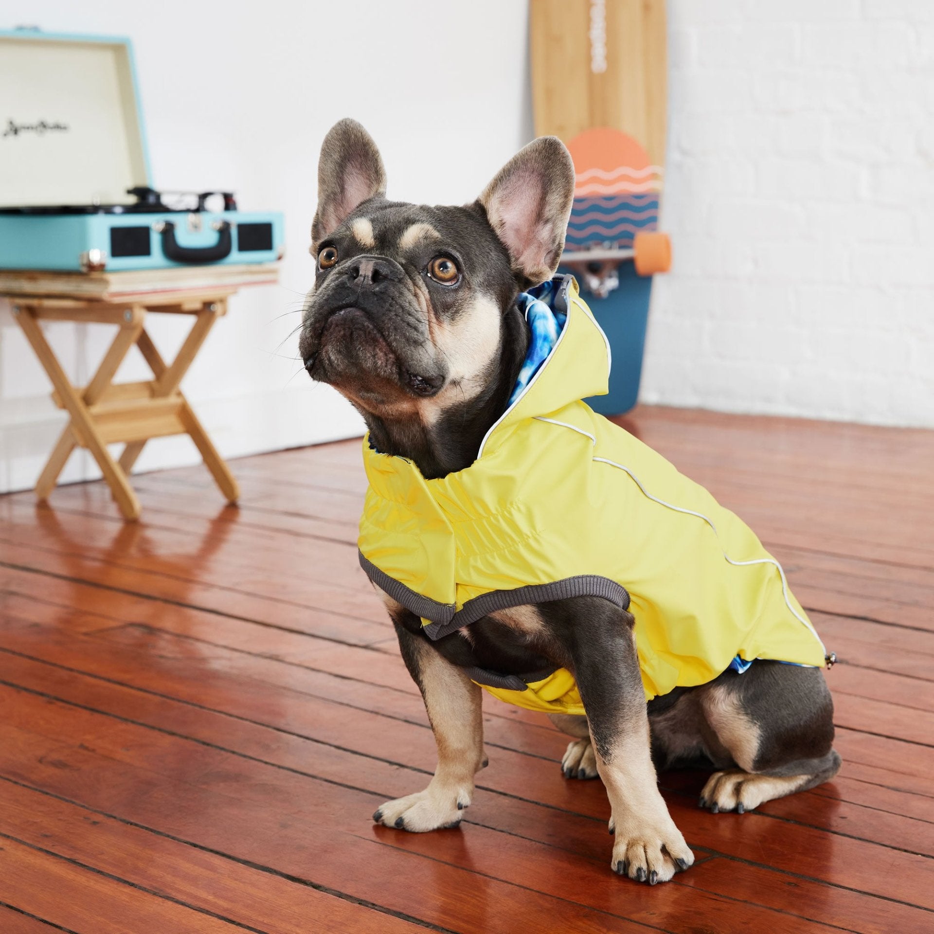 Reversible Elasto-Fit Raincoat - Yellow/Blue - Drakoi Marketplace