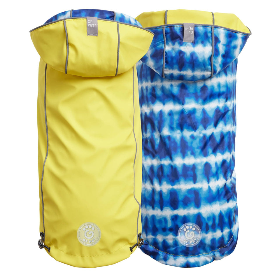 Reversible Elasto-Fit Raincoat - Yellow/Blue - Drakoi Marketplace