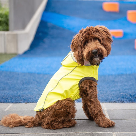 Reversible Raincoat - Neon Yellow with Tie Dye - Drakoi Marketplace