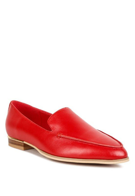 Richelli Metallic Sling Detail Loafers - Drakoi Marketplace